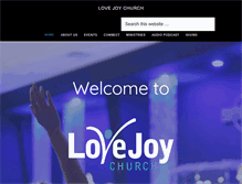 Tablet Screenshot of lovejoy.org